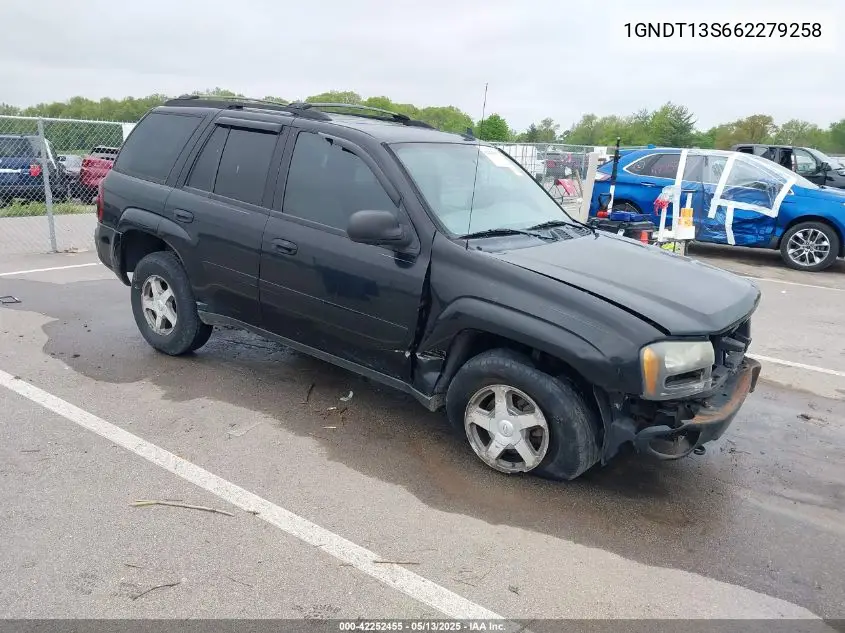 2006 Chevrolet Trailblazer Ls VIN: 1GNDT13S662279258 Lot: 42252455