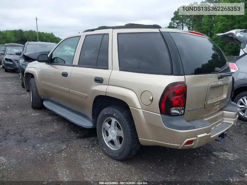 2006 Chevrolet Trailblazer Ls VIN: 1GNDS13S362265353 Lot: 42252882