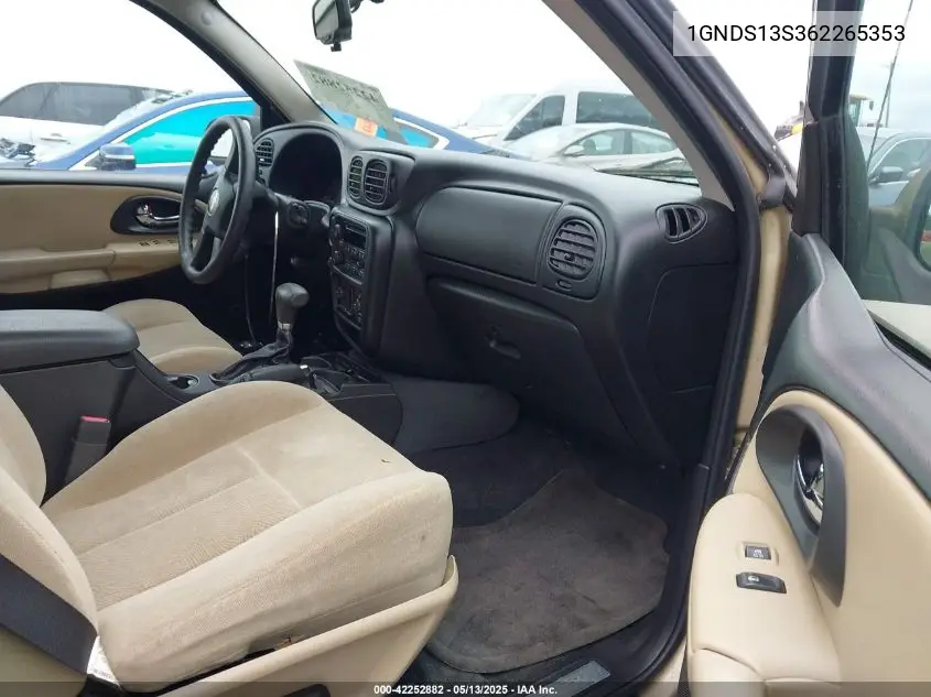 2006 Chevrolet Trailblazer Ls VIN: 1GNDS13S362265353 Lot: 42252882