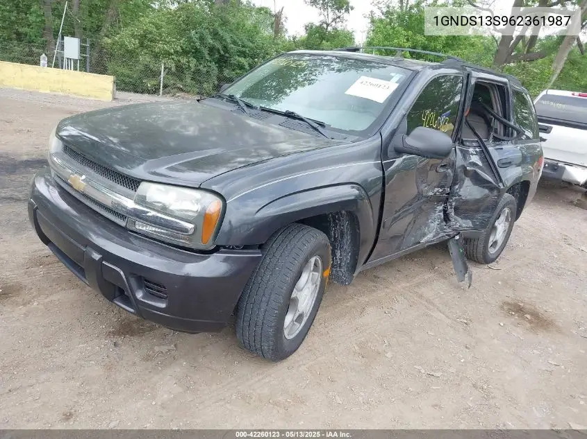 2006 Chevrolet Trailblazer Ls VIN: 1GNDS13S962361987 Lot: 42260123