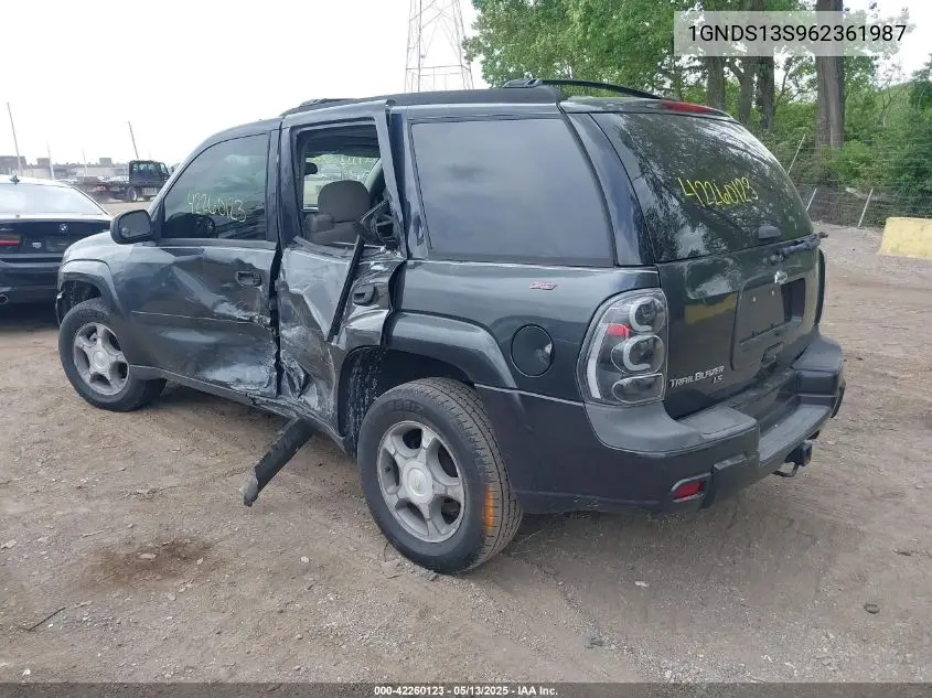 2006 Chevrolet Trailblazer Ls VIN: 1GNDS13S962361987 Lot: 42260123