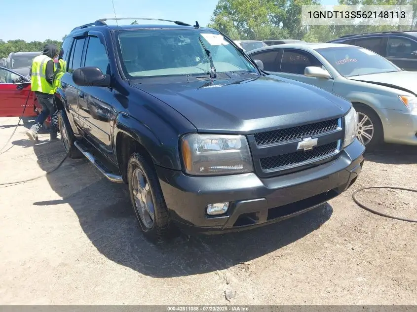 2006 Chevrolet Trailblazer Lt VIN: 1GNDT13S562148113 Lot: 42811088