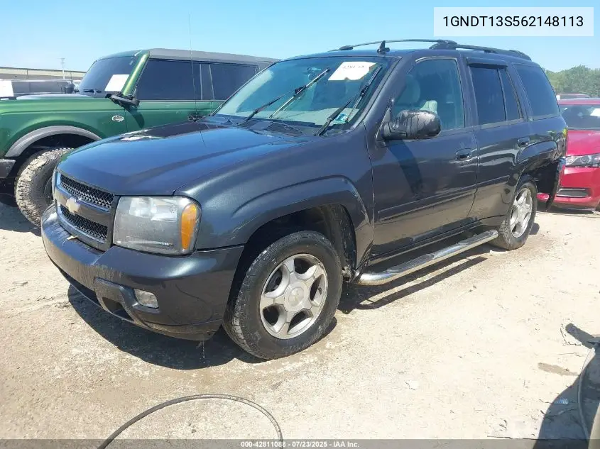 2006 Chevrolet Trailblazer Lt VIN: 1GNDT13S562148113 Lot: 42811088