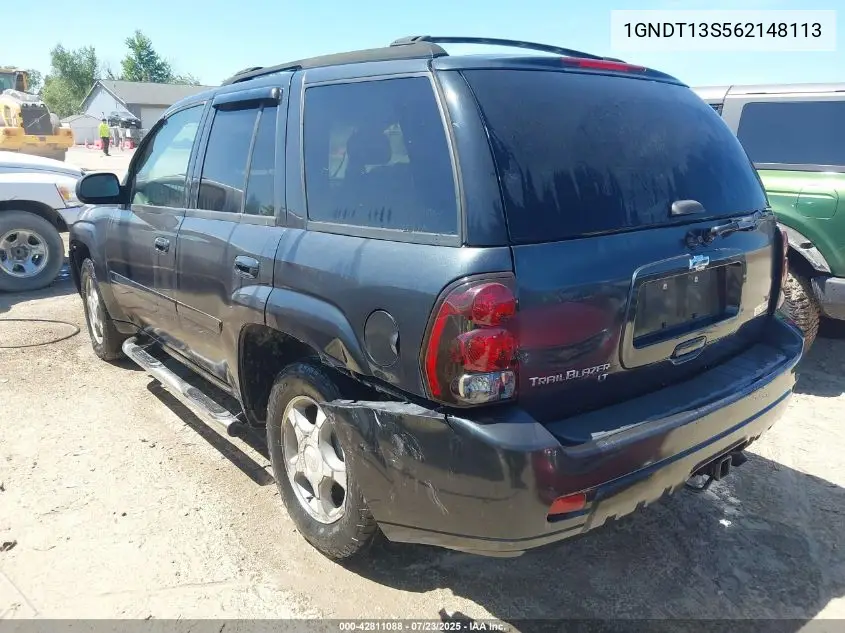 2006 Chevrolet Trailblazer Lt VIN: 1GNDT13S562148113 Lot: 42811088
