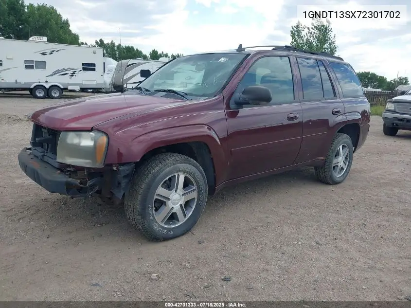 2007 Chevrolet Trailblazer Ls/Lt VIN: 1GNDT13SX72301702 Lot: 42701333