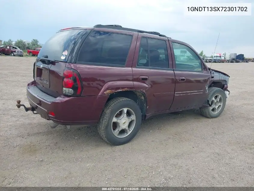 2007 Chevrolet Trailblazer Ls/Lt VIN: 1GNDT13SX72301702 Lot: 42701333