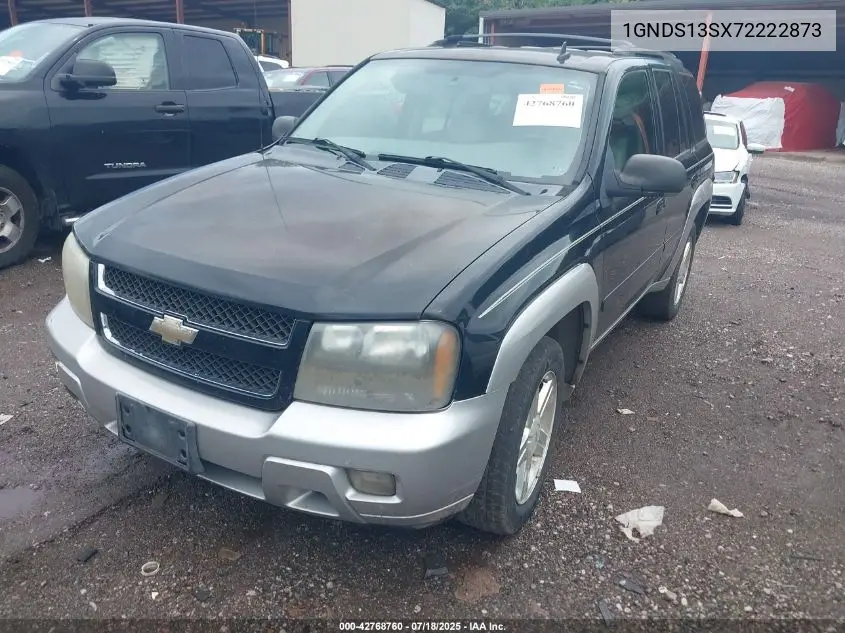 2007 Chevrolet Trailblazer Lt VIN: 1GNDS13SX72222873 Lot: 42768760