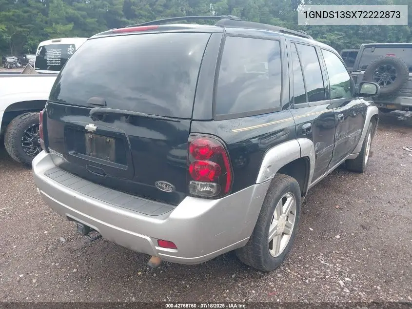 2007 Chevrolet Trailblazer Lt VIN: 1GNDS13SX72222873 Lot: 42768760