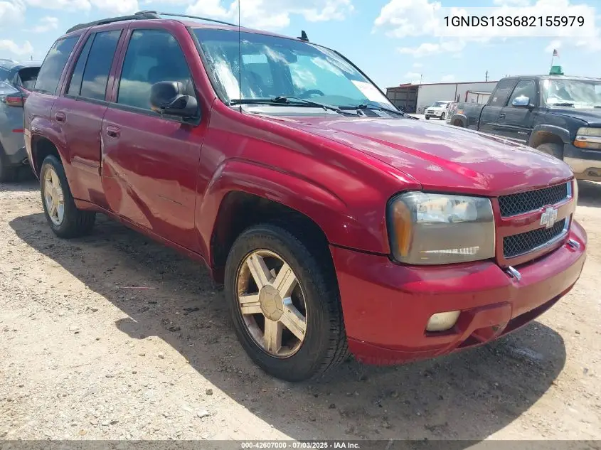 2008 Chevrolet Trailblazer Lt VIN: 1GNDS13S682155979 Lot: 42607000