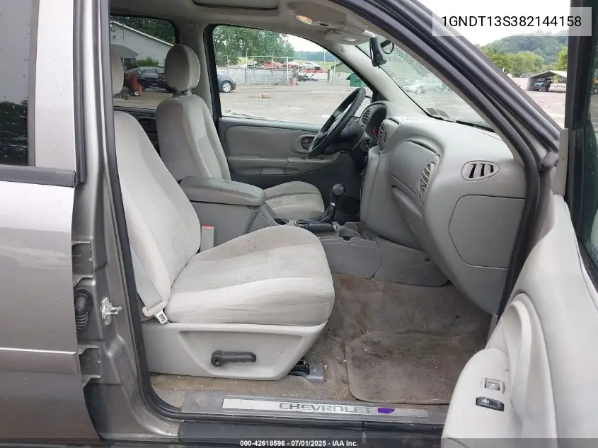 2008 Chevrolet Trailblazer Lt VIN: 1GNDT13S382144158 Lot: 42618596