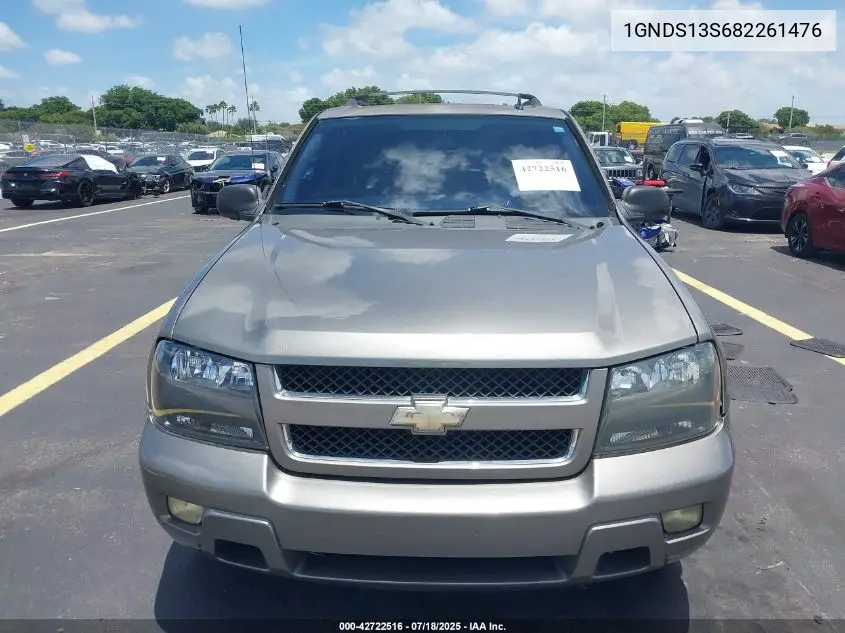 2008 Chevrolet Trailblazer Lt VIN: 1GNDS13S682261476 Lot: 42722516