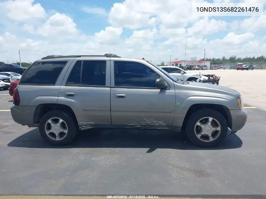 2008 Chevrolet Trailblazer Lt VIN: 1GNDS13S682261476 Lot: 42722516