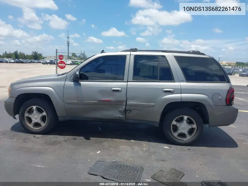 2008 Chevrolet Trailblazer Lt VIN: 1GNDS13S682261476 Lot: 42722516