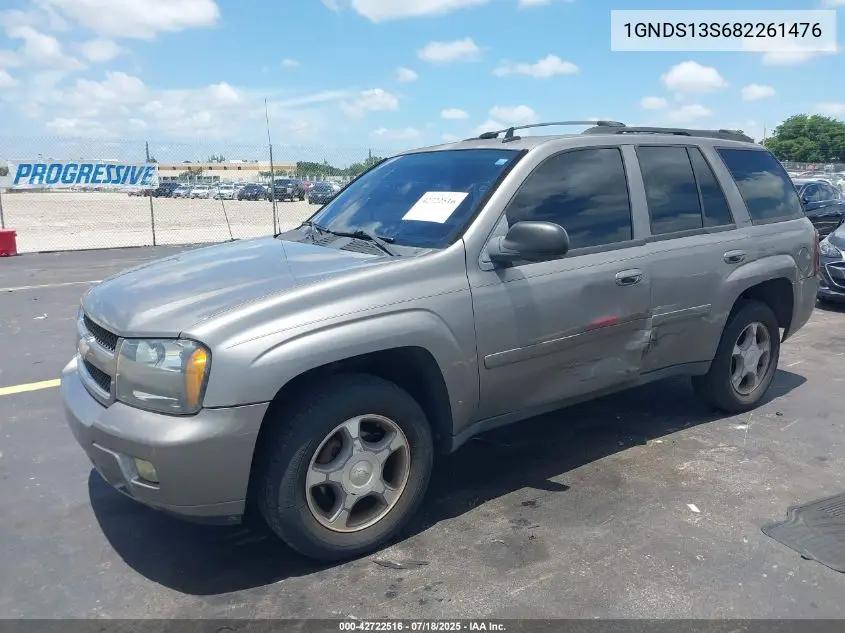 2008 Chevrolet Trailblazer Lt VIN: 1GNDS13S682261476 Lot: 42722516