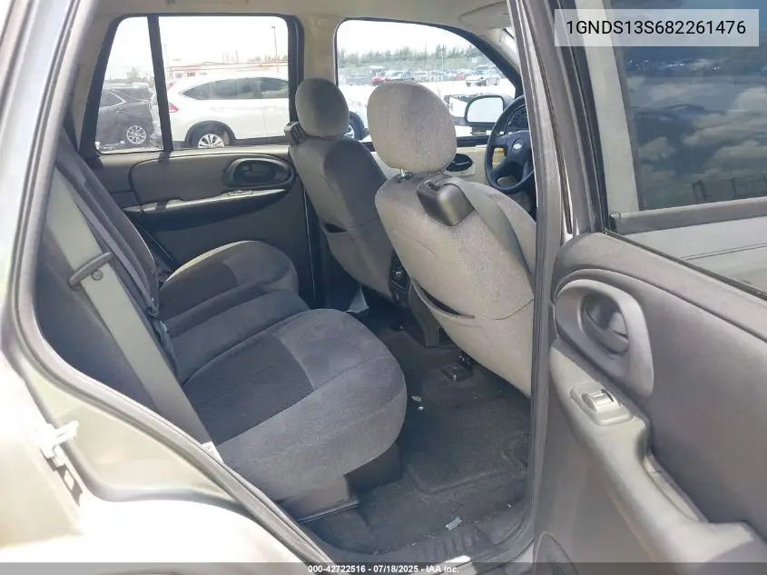 2008 Chevrolet Trailblazer Lt VIN: 1GNDS13S682261476 Lot: 42722516