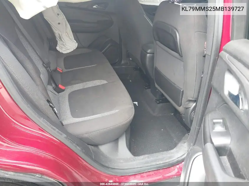 2021 Chevrolet Trailblazer Fwd Ls VIN: KL79MMS25MB139727 Lot: 42645866