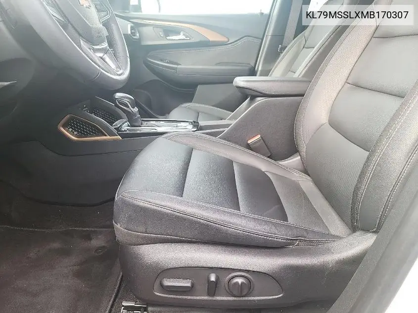 2021 Chevrolet Trailblazer Awd Activ VIN: KL79MSSLXMB170307 Lot: 42679353