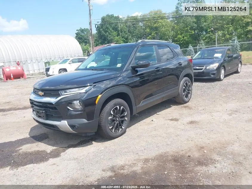 2021 Chevrolet Trailblazer Awd Lt VIN: KL79MRSL1MB125264 Lot: 42814993