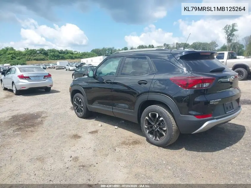 2021 Chevrolet Trailblazer Awd Lt VIN: KL79MRSL1MB125264 Lot: 42814993