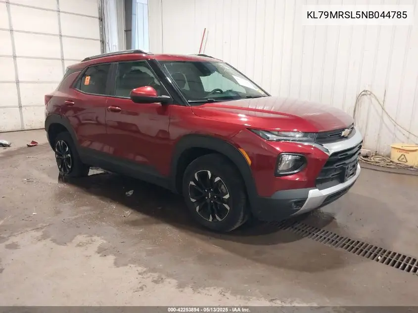 2022 Chevrolet Trailblazer Awd Lt VIN: KL79MRSL5NB044785 Lot: 42253894