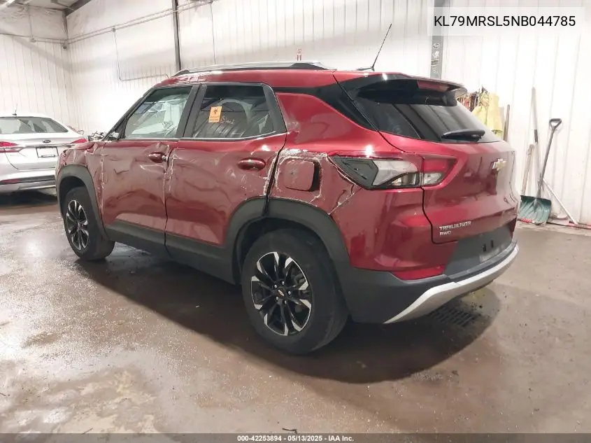 2022 Chevrolet Trailblazer Awd Lt VIN: KL79MRSL5NB044785 Lot: 42253894