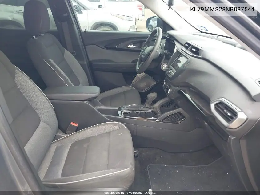 2022 Chevrolet Trailblazer Ls VIN: KL79MMS28NB087544 Lot: 42602616