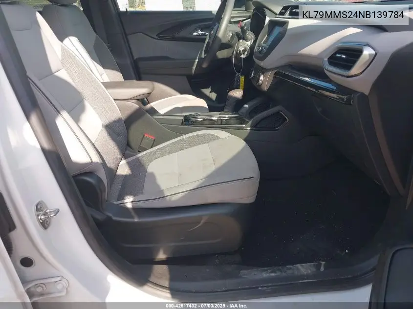 2022 Chevrolet Trailblazer Fwd Ls VIN: KL79MMS24NB139784 Lot: 42617432