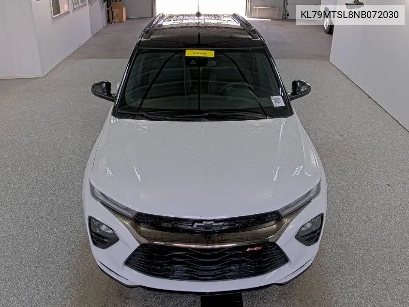 2022 Chevrolet Trailblazer Rs VIN: KL79MTSL8NB072030 Lot: 42682656