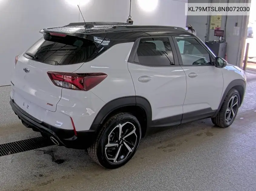 2022 Chevrolet Trailblazer Rs VIN: KL79MTSL8NB072030 Lot: 42682656