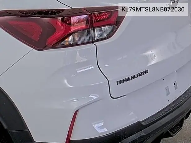 2022 Chevrolet Trailblazer Rs VIN: KL79MTSL8NB072030 Lot: 42682656