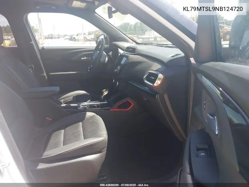 2022 Chevrolet Trailblazer Fwd Rs VIN: KL79MTSL9NB124720 Lot: 42686389