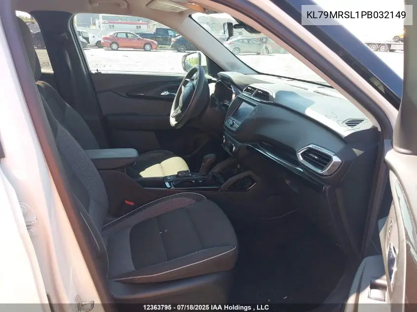 2023 Chevrolet Trailblazer Lt VIN: KL79MRSL1PB032149 Lot: 12363795