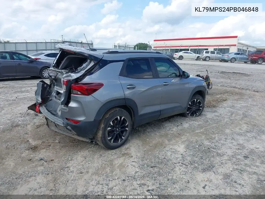 2023 Chevrolet Trailblazer Fwd Lt VIN: KL79MPS24PB046848 Lot: 42241165