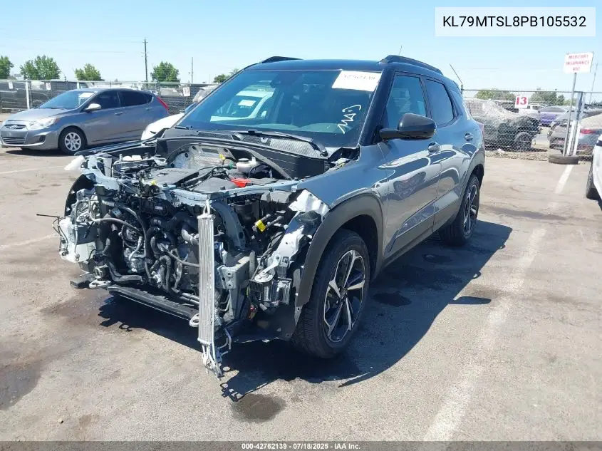 2023 Chevrolet Trailblazer Fwd Rs VIN: KL79MTSL8PB105532 Lot: 42762139