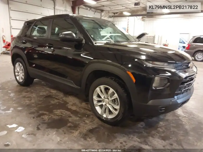 2023 Chevrolet Trailblazer Awd Ls VIN: KL79MNSL2PB217822 Lot: 42770604