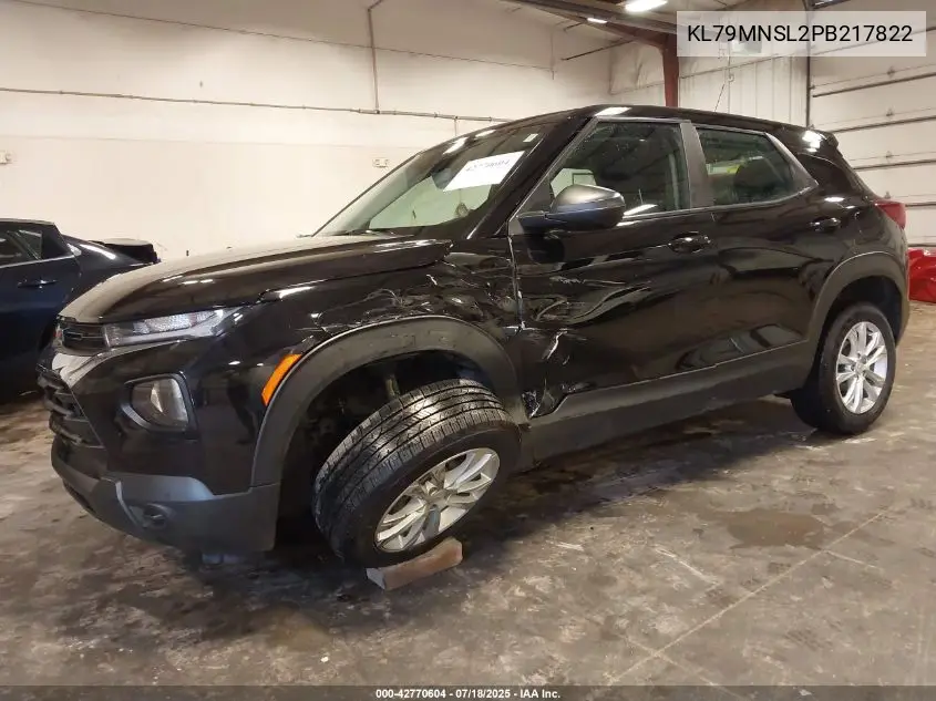 2023 Chevrolet Trailblazer Awd Ls VIN: KL79MNSL2PB217822 Lot: 42770604