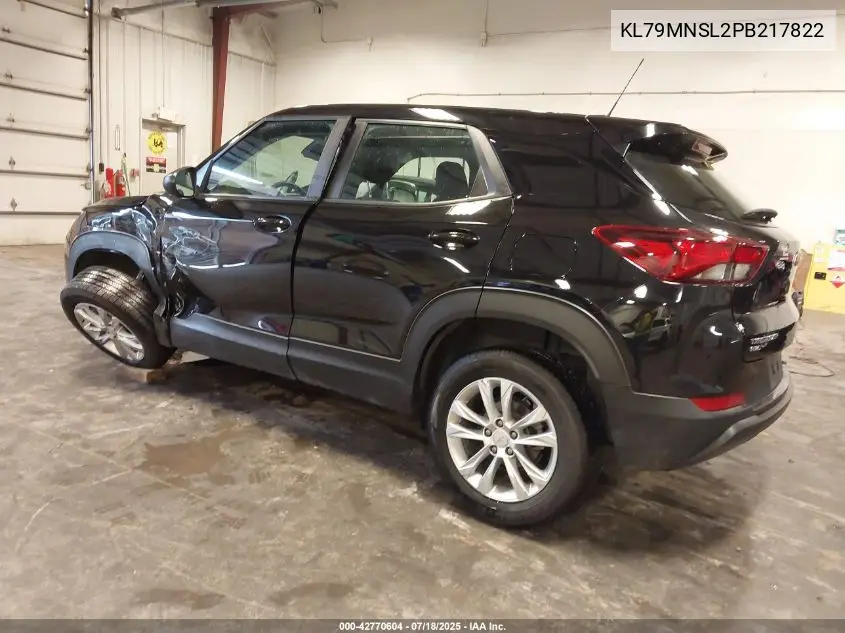 2023 Chevrolet Trailblazer Awd Ls VIN: KL79MNSL2PB217822 Lot: 42770604