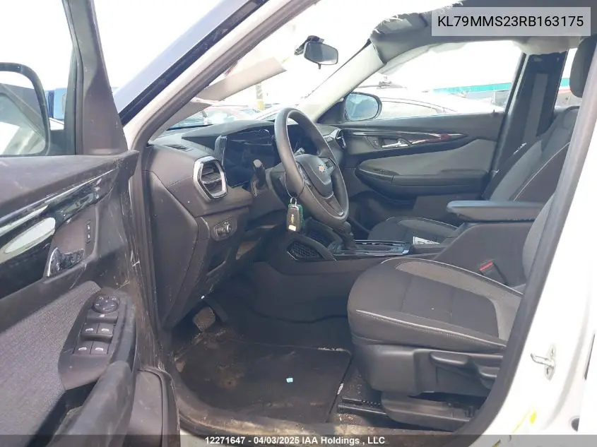 2024 Chevrolet Trailblazer Fwd Ls VIN: KL79MMS23RB163175 Lot: 12271647