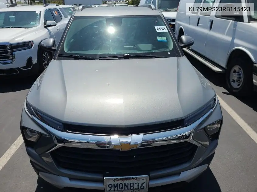 2024 Chevrolet Trailblazer Fwd Lt VIN: KL79MPS23RB145423 Lot: 42678011