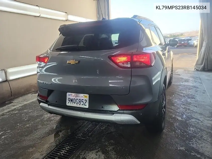 2024 Chevrolet Trailblazer Fwd Lt VIN: KL79MPS23RB145034 Lot: 42678014