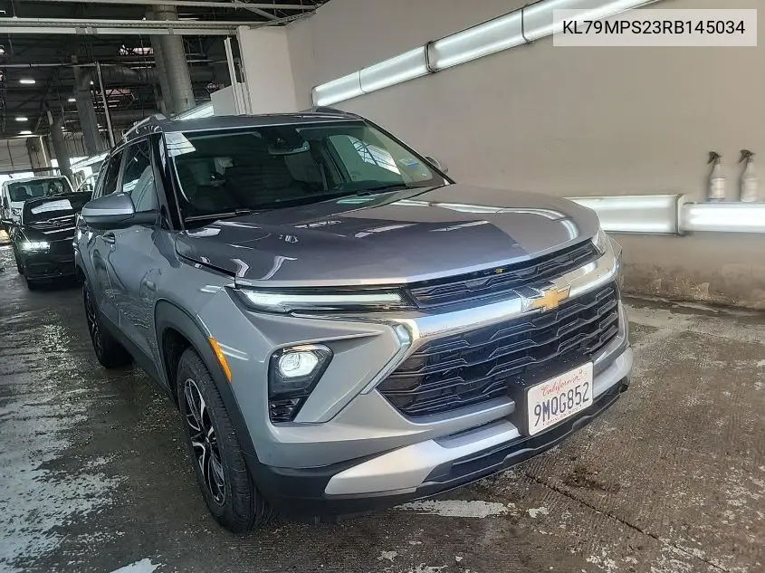 2024 Chevrolet Trailblazer Fwd Lt VIN: KL79MPS23RB145034 Lot: 42678014