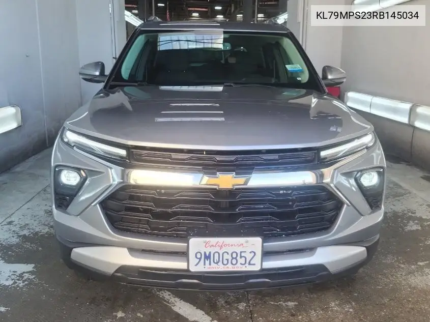 2024 Chevrolet Trailblazer Fwd Lt VIN: KL79MPS23RB145034 Lot: 42678014
