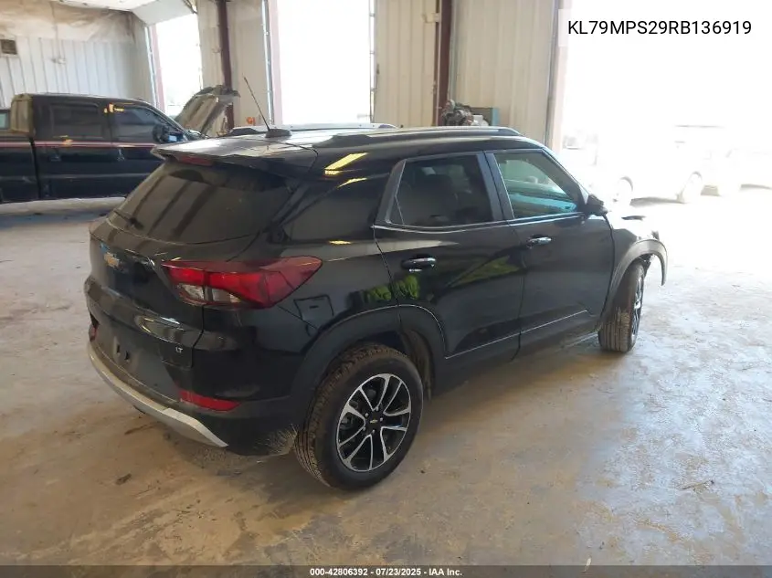 2024 Chevrolet Trailblazer Fwd Lt VIN: KL79MPS29RB136919 Lot: 42806392