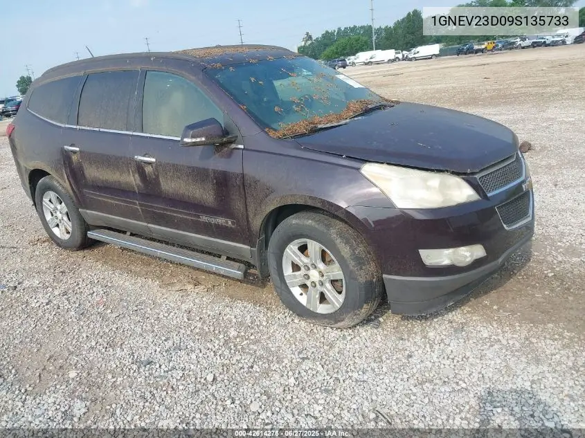 2009 Chevrolet Traverse Lt VIN: 1GNEV23D09S135733 Lot: 42614276
