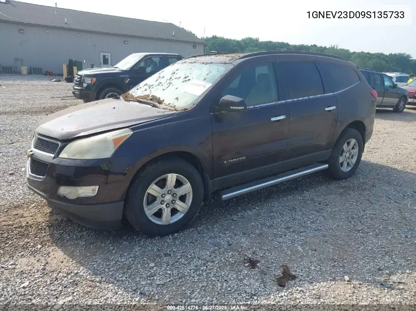 2009 Chevrolet Traverse Lt VIN: 1GNEV23D09S135733 Lot: 42614276