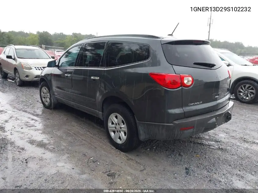 2009 Chevrolet Traverse Ls VIN: 1GNER13D29S102232 Lot: 42618850