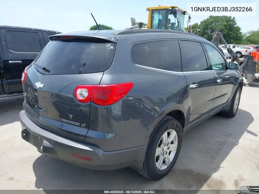2011 Chevrolet Traverse 2Lt VIN: 1GNKRJED3BJ352266 Lot: 42252323