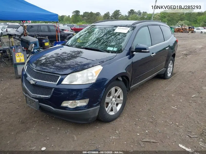 2011 Chevrolet Traverse 1Lt VIN: 1GNKVGED1BJ285293 Lot: 42256689
