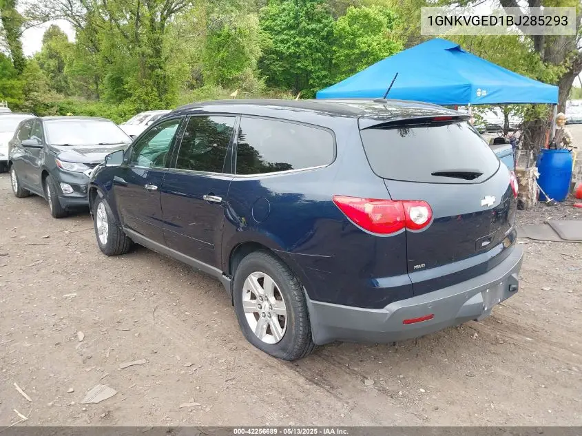 2011 Chevrolet Traverse 1Lt VIN: 1GNKVGED1BJ285293 Lot: 42256689