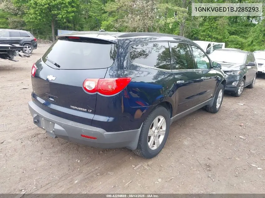 2011 Chevrolet Traverse 1Lt VIN: 1GNKVGED1BJ285293 Lot: 42256689
